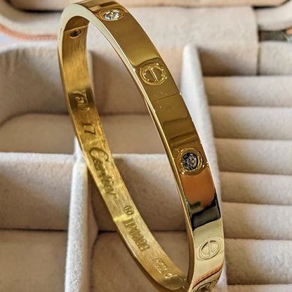 18k Gold Cartier Cuff Bracelet