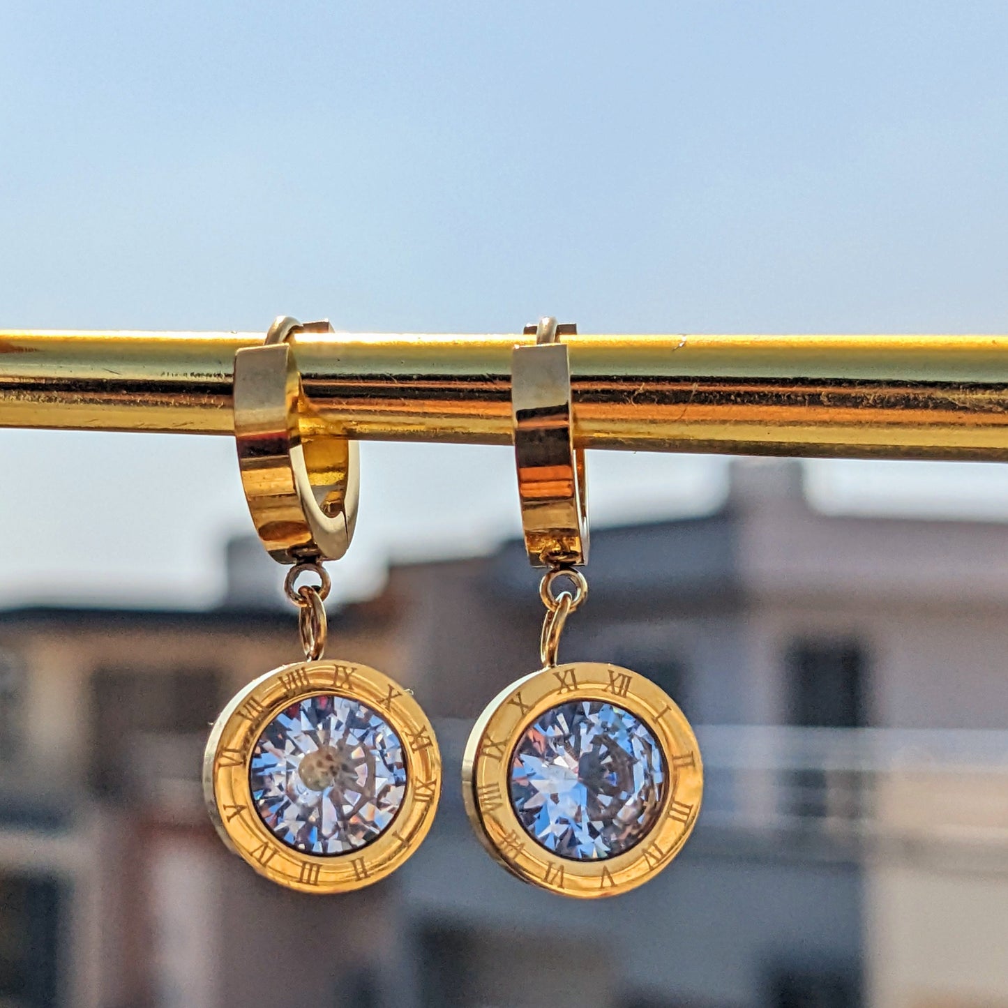 Iconic Roman Numeral Earrings