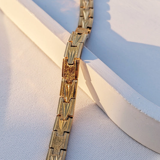 Stainless Steel Gold Plated Bracelet