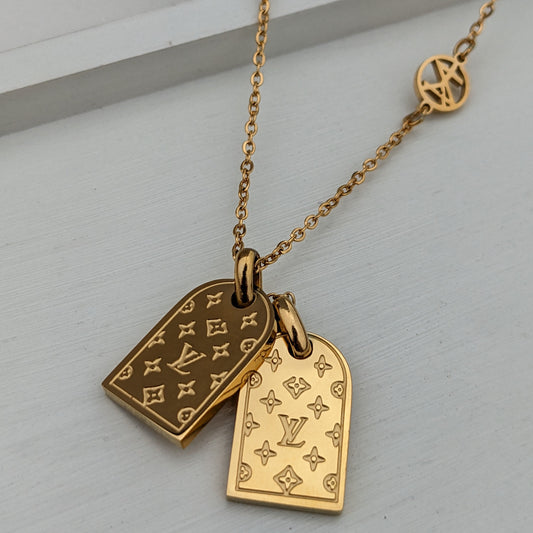 Luxury Dual LV Necklace