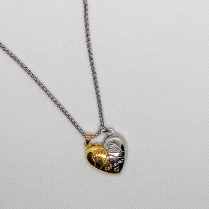 You Are My Soulmate Magnetic Heart Necklace