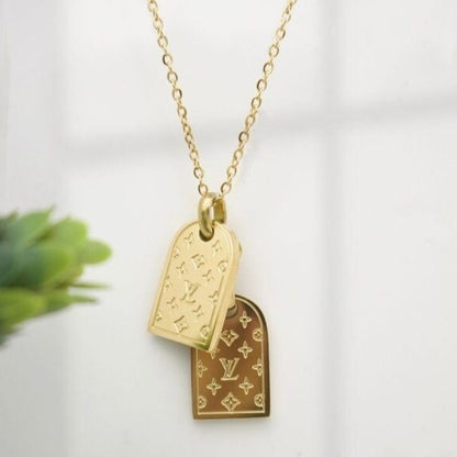 Luxury Dual LV Necklace
